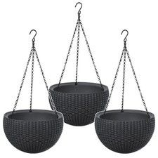 3x Hänge-Blumentopf