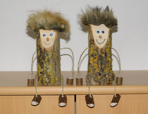Natur holz kantenhocker - 2,