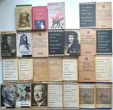 26 x Reclam Biographien