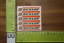 Alter Aufkleber Motorsport Rallye Motorrad Auto Reifen DUNLOP (UUA)