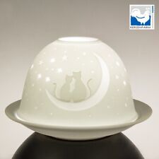 Dome-Light, Leuchtkuppel, Halbmond, Teelichthalter, Dekoration Porzellan (30176)