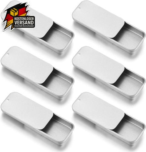 Kleine metalldosen set mit - kleine,