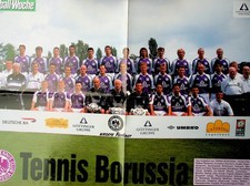 Poster  Tennis Borussia Berlin Tebe 1999-2000 Winni Schäfer Gött Gr 4 x DinA 4
