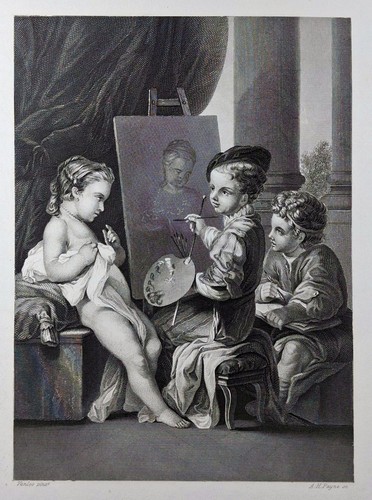 Original stahlstich 1850 - um,