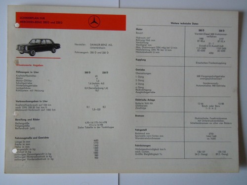 Mercedes benz 200d 220d w115 - benz,