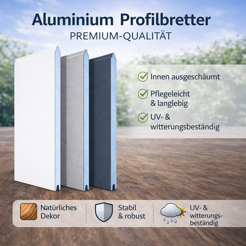 Aluminium alu sichtschutz - alu,