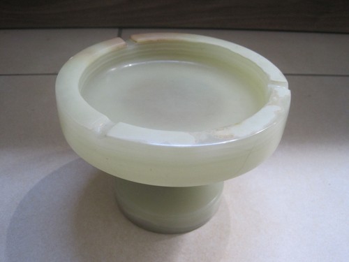 Aschenbecher grüner onyx - onyx, /