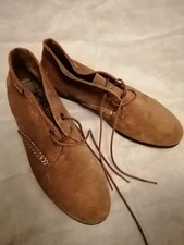 CAMEL ACTIVE Stiefeletten Gr. 39 - Damen - Braun - Wildleder - Schnürschuhe