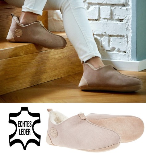 Damen pantoffeln echtes leder - damen,