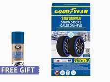SCHNEESOCKEN Für Autos Homologiert Größe XS 195/40R14 Goodyear + Geschenk