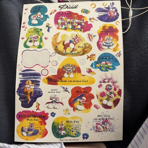 Diddl sticker dein fan - sticker,