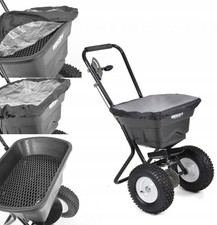 HECHT Streuwagen -  29 Liter Salzstreuer Saatgutstreuer Düngerstreuer