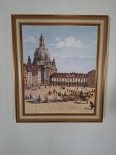 ÖL auf Leinwand "Dresden