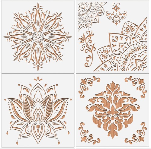 Mandala schablonen set - mandala,