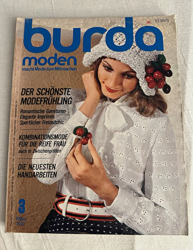 Burda moden zeitschrift 1974 - moden, 3/1974