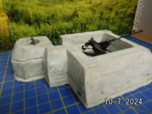 1 bunker mit flakstand - 1:72,,