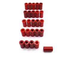 Fischertechnik 25 Stk. Hülse 15, rot (ft-Nr. 31983) 