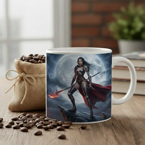 Tasse kriegerin auf der - auf,