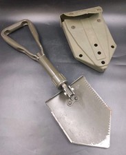 Bundeswehr Klappspaten Spaten Tarnfarbe 1979 Mit Tasche -vintage