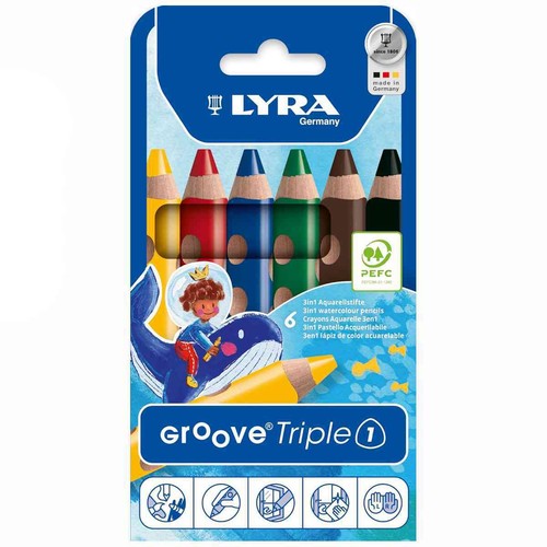 Lyra farbstift groove - farbstift, triple