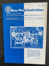 SpVgg Blau-Weiss 1890 - Blau-Weiß-Nachrichten Juni / Juli 1964