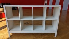 Kallax Regal Von IKEA weiß 2X4 mit Fußgestell Gebraucht 