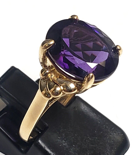 Toller ovaler amethyst ring - toller, 14