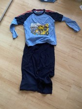 Jungen Nachtwäsche Schlafanzug Pyjama mit Bob der Baumeister  Gr. 116