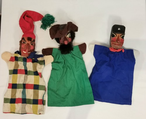Handpuppe holz kasperle - holz,