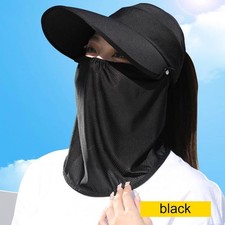 Leichter Damen Eisseide Sonnenhut mit breiter Krempe und atmungsaktivem Netzeins