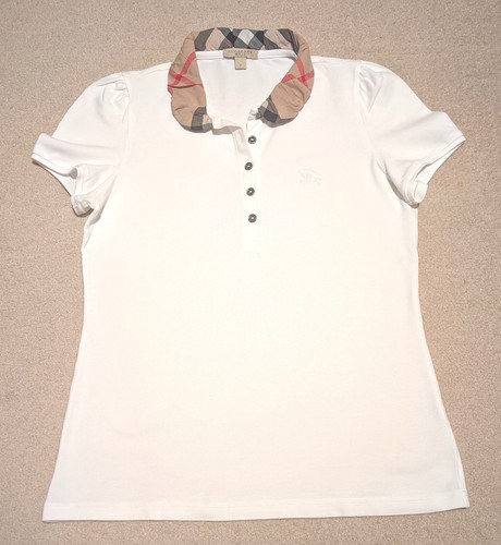 Burberry brit polo shirt weiß - burberry,