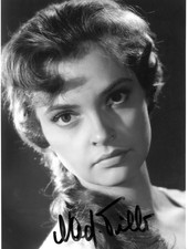 Nadja Tiller+ - seltenes original Autogramm auf Großfoto