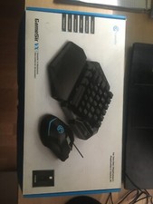 DE Kabelgebundene Einhand-Gaming-Tastatur-Maus+Konverter für Switch/Xbox one/PS4