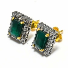 Smaragd Edelstein 925