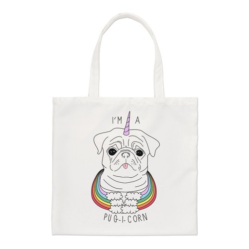 Pugicorn regenbogen - a,