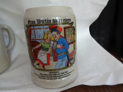 Bierkrug steingut sammlerkrug - bierkrug,