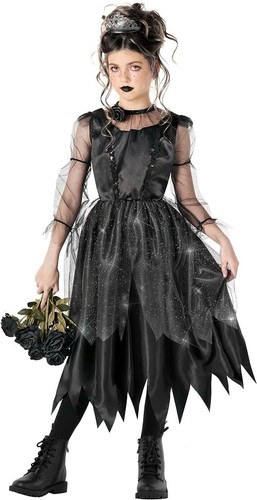 Schwarzes gothic hexe kostüm - gothic,