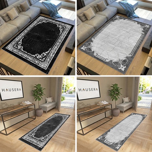 Hausera teppich schwarz - teppich, in
