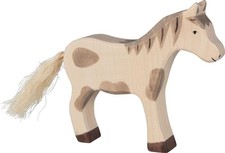 Pferd, stehend, gefleckt