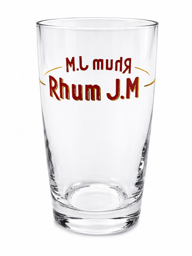 Werbeglas rum m - 🥃,