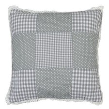 Kissenbezug GREY CHECK  Grau