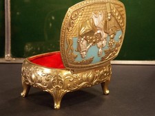 antik Deckeldose Schatulle