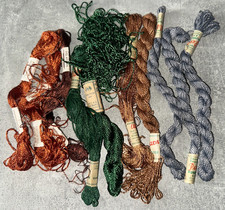 Konvolut neue Stickseide