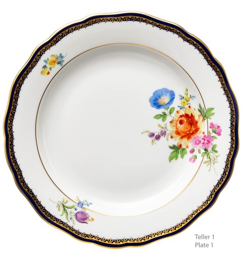 Speiseteller blumenbukett - speiseteller,