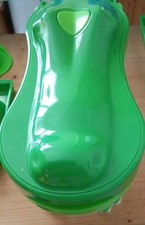 Nicer Dicer Fun Grün Krokodil plus Glas Auflaufform mit Deckel 