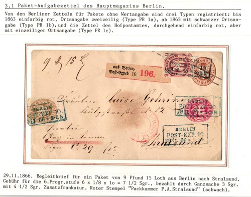 Preußen ganzsache mit - ganzsache,