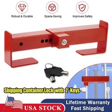 Shipping Container Lock with 2
