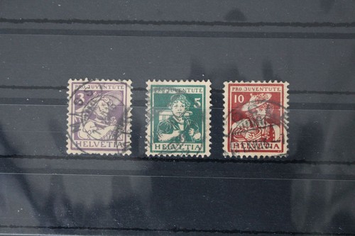 Schweiz 130 132 gestempelt pro - 130-132,
