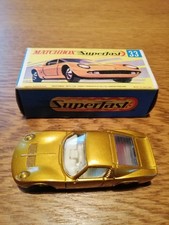 Matchbox Superfast Modell Nr 33 Lamborghini Miura Gold Met. in Originaler H Box