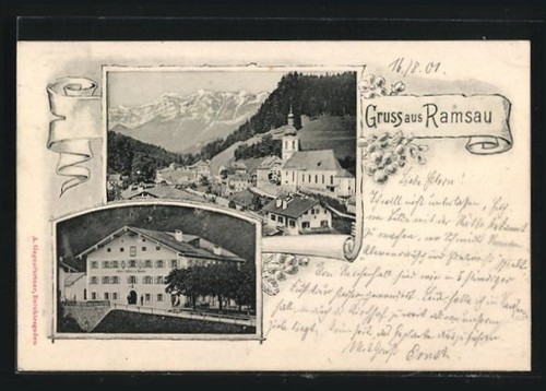 Ramsau ansichtskarte - ramsau,,